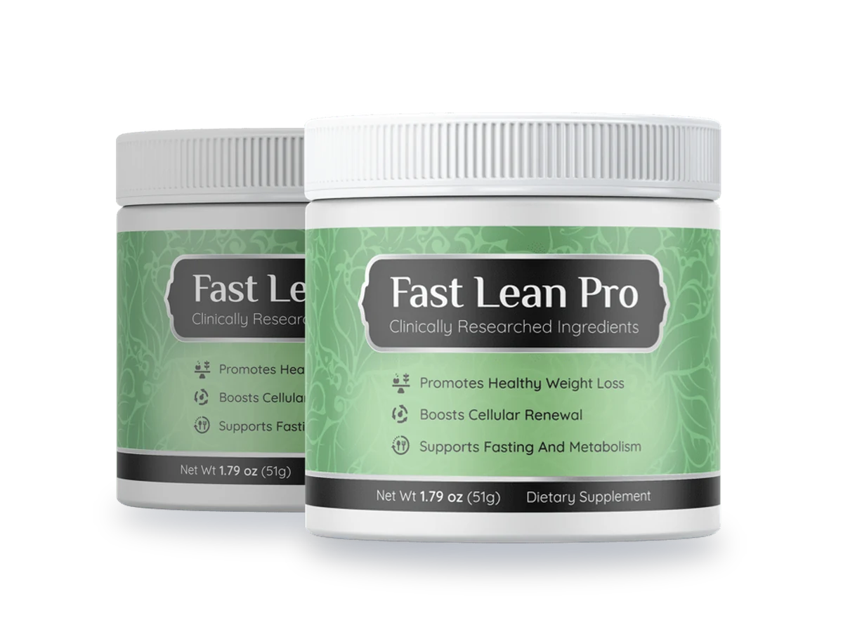 Two bottles of Fast Lean Pro β the free bonus included with the 3-bottle Claritox Pro package